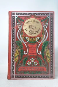 Face To Flag Sheets D’Acanthus, Gold Jules Verne Hetzel - Picture 1 of 19