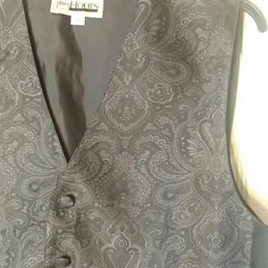 EUC After Hours Paisley & Hearts Formal Event Workwear Vest Size Medium groom - Picture 1 of 6
