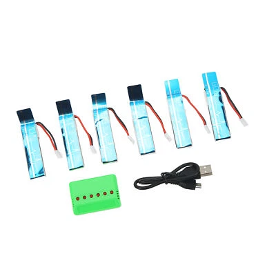 3.7V 520mAh 30C Lithium Battery With Charger For  XK K110S Remote FF - Image 1 of 4