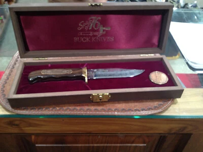 Cuchillo Buck Knifes, Spirit of 76, con: moneda, llave, caja original, papeles Foto 1 de 4
