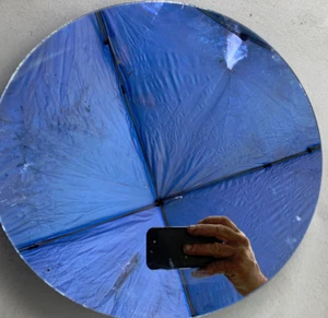 12" round mirror for jewelry display, makeup display, centerpiece, wedding 6 pc - Picture 1 of 6