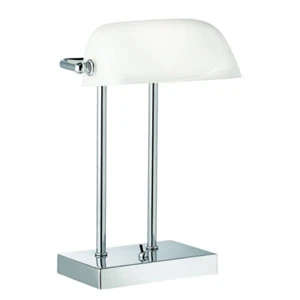 Lámpara de mesa Searchlight Bankers Lamp Chrome - Imagen 1 de 2