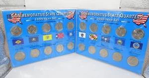 1999 & 2000 US States Commemorative Quarters Phila & Denver Mints - 20 Quarters - Picture 1 of 9
