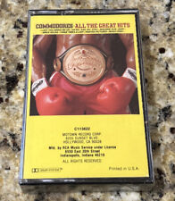 COMMODORES ALL THE GREAT HITS CASSETTE- NEW & SEALED. MOTOWN