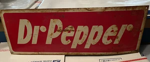 Dr Pepper Tin Sign 7"x20" - Picture 1 of 7