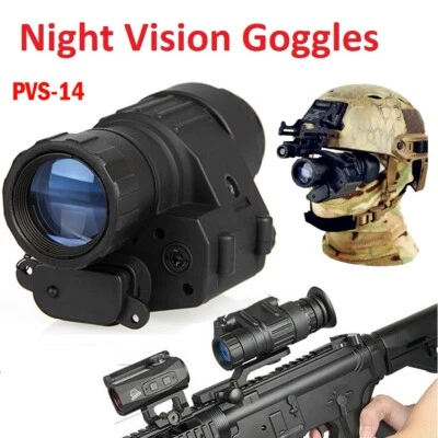 Night Vision Scope PSV-14 Monocular Binocular IR Hunting Helmet Telescope - Image 1 of 4