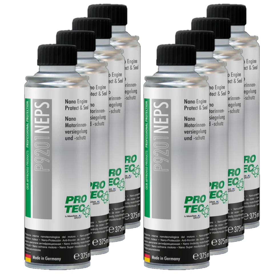 Sellado y protección interior del motor nano PROTEC 8x 375 ml P9201 cuidado del circuito de aceite