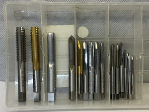 (16) NEW Assorted Taps: 4-40, 6-32, 8-32, 10-32, 10-24, 1/4-20, 7/16-14, 3/8-24 - Picture 1 of 16