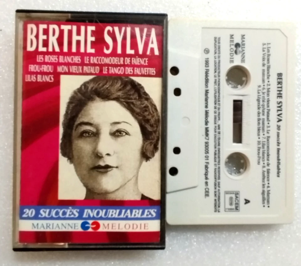 Berthe Sylva "20 Succès Inoubliables" K7 audio TBE - Image 1 of 3