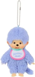 Sekiguchi Bebichhchi Monchicchi mini muñeca llavero niño color azul nuevo - Imagen 1 de 3