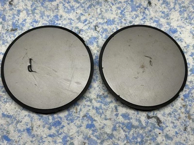 Set of 2 1986-1989  VW VOLKSWAGEN JETTA OEM CENTER HUB CAP P-Slot 191601149A   - Image 1 of 4