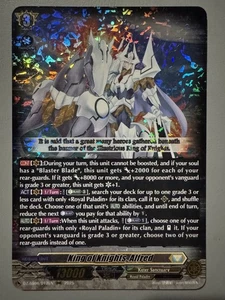 CARDFIGHT VANGUARD KING OF KNIGHTS ALFRED (ROYAL PALADIN) DZ-SS08/012EN RRR - Picture 1 of 6