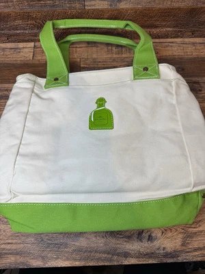 Patron 龙舌兰酒促销隔热软冷藏箱全新无标签绿色和米色 — 第 1/4 张图片