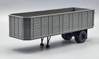 1:43 IXO Altaya Remorque Trailer Benne Transport Bois Wood  - Photo 1/3