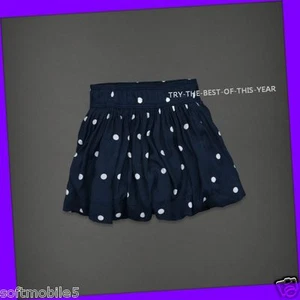 Abercrombie & Fitch Damen Bettys Trägertop MARINEBLAU mit WEISSEN PUNKTEN Rock M MEDIUM - Bild 1 von 1