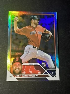 2023 Topps Series 1 Josh Winckowski RC Gold Rainbow Foil Parallel #76 RED SOX - Picture 1 of 2