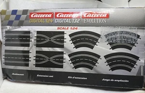 Carrera 20026953 Extension Set  2 Straight 2 lane change 4 curve 1/60 Tracks - Picture 1 of 5