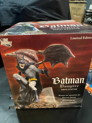 Limited Edition BATMAN VAMPIRE MINI STATUE DC DIRECT 751/2500 New in Box - Image 1 of 4