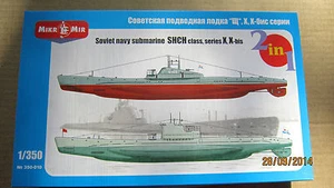 Submarinos soviéticos Mikro Mir 350-010 - 1/350 ""SHCH", serie X, X-bis, escala - Imagen 1 de 12