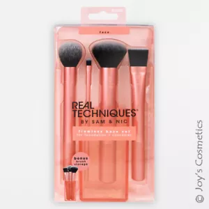 1 REAL TECHNIQUES Flawless Base Set + Brush Cup "RT-1533" Joy's cosmetics - Picture 1 of 4