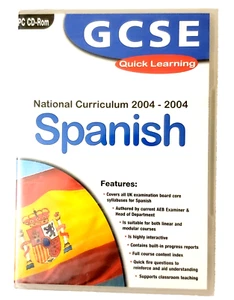GSCE Quick Learning, National Curriculum Spanish: Windows Software, New & Sealed - Picture 1 of 1