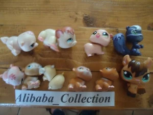 lot 10 LPS LITTLEST PETSHOP PET SHOP HASBRO souris mammiferes divers W - Picture 1 of 7