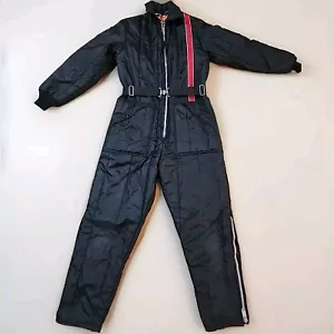 Vintage Scorpion Red Stripes Full Snow-Suit Snowmobiling Snow-mobile 70's  Xs - Picture 1 of 8