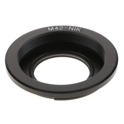 M42 Lens to Nikon F Mount Camera Adapter Ring with Glass Focus to - Image 1 of 4