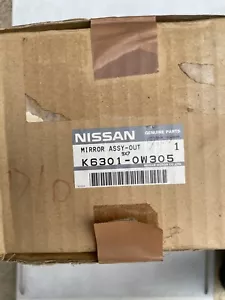 Conjunto de espejo retrovisor derecho genuino para Nissan Pathfinder Infiniti QX4 K6301-0W305 - Imagen 1 de 1