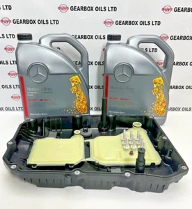 GENUINE MERCEDES C CLASS C220 9G TRONIC AUTOMATIC GEARBOX FILTER PAN OIL 10L KIT - Picture 1 of 8