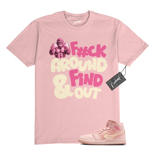 1 T shirt vela San Valentino brevetto corallo lavato sale rosa abbinata GOR