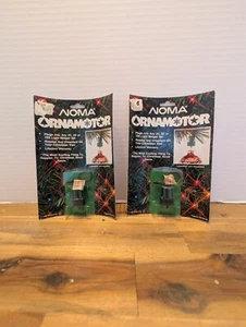 2 Noma Ornamotor to Make Christmas Ornaments Spin, New Old Stock Vintage  - Picture 1 of 2