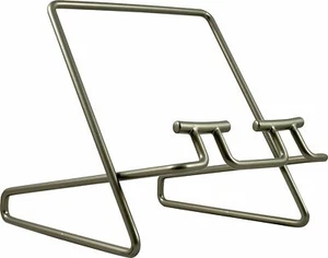 David Mason Design Fusion Wire Cookbook Tablet Stand 16.5x20x16cm Satin Silver - Picture 1 of 1