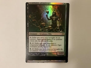 MTG Magic Deathrite Shamen Foil Italian x1 RTR Return To Ravnica NFC Miscut - Picture 1 of 2