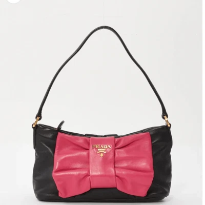 PRADA Nappa Fiocco小号蝴蝶结单肩包 — 第 1/4 张图片