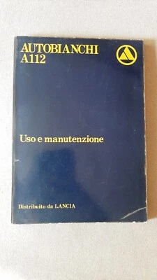 Autobianchi A112 Junior Elite Abarth Manuale Uso e Manutenzione - Immagine 1 di 4
