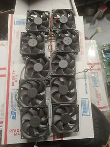 10 x Computer Case fans Foxconn PVA092G12H and AVC DS09225R12 Cool Cooling 92mm