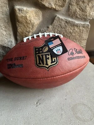 Nuevo NFL Cuero Auténtico Wilson "El Duque" Juego Fútbol Foto 1 de 4