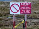 Photo 6X4 Red Flags, Danger Whistlefield/Ns2392 The Red Flags Were Flyin C2012