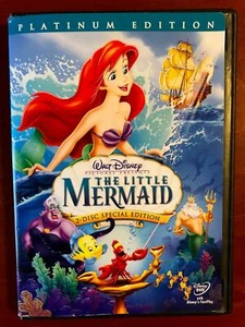 The Little Mermaid (DVD, 1989, Disney, Platinum Edition) - STK - Picture 1 of 1