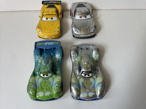 Pixar Cars 2 Diecast Lot #1 - Silver Metallic Carla Veloso, Jeff Gorvette Cover