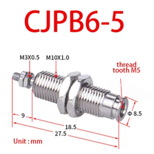 Para serie SMC: CJPB6-5 Cilindro neumático miniatura de resorte de acción simple - Imagen 1 de 6
