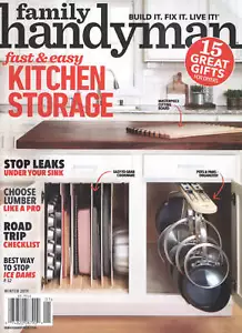 The Family Handyman Magazine - Winter 2019 - Fast & Easy Kitchen Storage - Imagen 1 de 1
