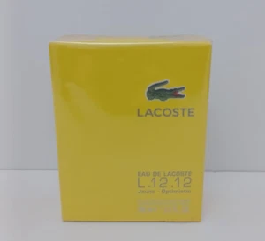 Lacoste L.12.12 Jaune Eau de Toilette pour Homme 100 ml Spray Descatalogado - Imagen 1 de 3