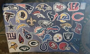 All 32 NFL Team Logos Fathead Decals - Picture 1 of 7