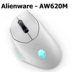 Alienware - AW620M Wireless Optical Gaming Mouse - Lunar Light - Picture 1 of 7