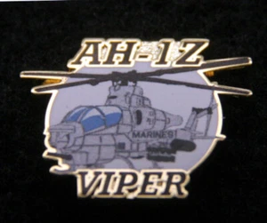 AH-1Z SOMBRERO SOLAPA VÍBORA PIN UP MARINES DE EE. UU. ATAQUE HELICÓPTERO TRIPULACIÓN PILOTO HMLA MCAS - Imagen 1 de 24