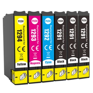 6 Ink Cartridge For Epson WF7015 WF3010DW WF3520DWF WF3530DTWF WF3540DTWF - Picture 1 of 5