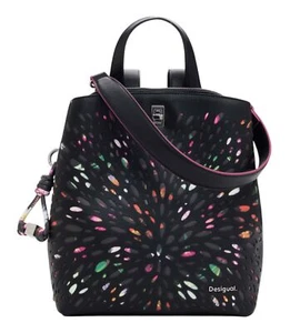 Desigual Blackwell Sumy Backpack Rucksack Rucksack Black schwarz purpur - Bild 1 von 4