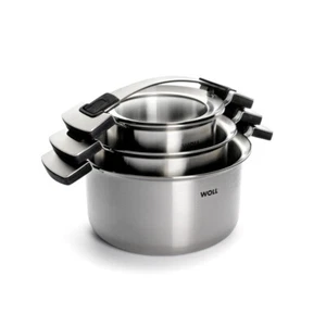 Woll "Concept Pro" Topf-Set 3teilig 16 cm, 20 cm & 24 cm, inkl. Deckel Induktion - Bild 1 von 9